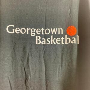 vintage Y2K 2000’s GEORGETOWN HOYAS BASKETBALL UNIVERSITY graphic tee shirt XXL